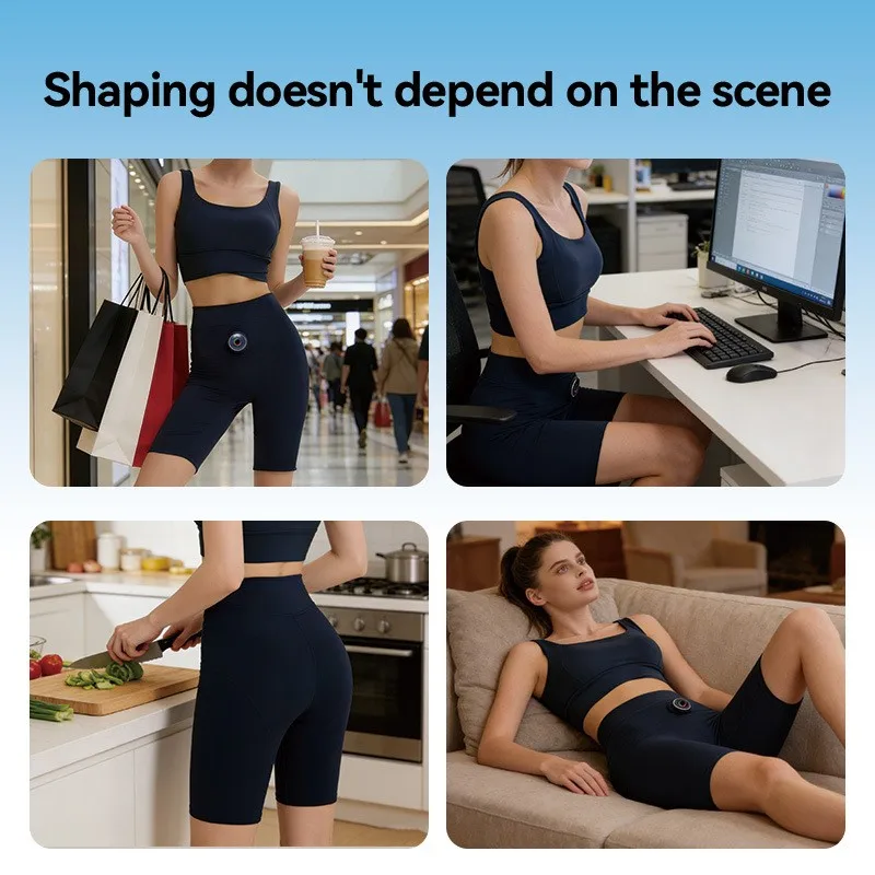 EMS Thigh Lift Pulsed Anti-Gravity Single- or Double-Channel Photo-Shaping Wearable Fitness Pants