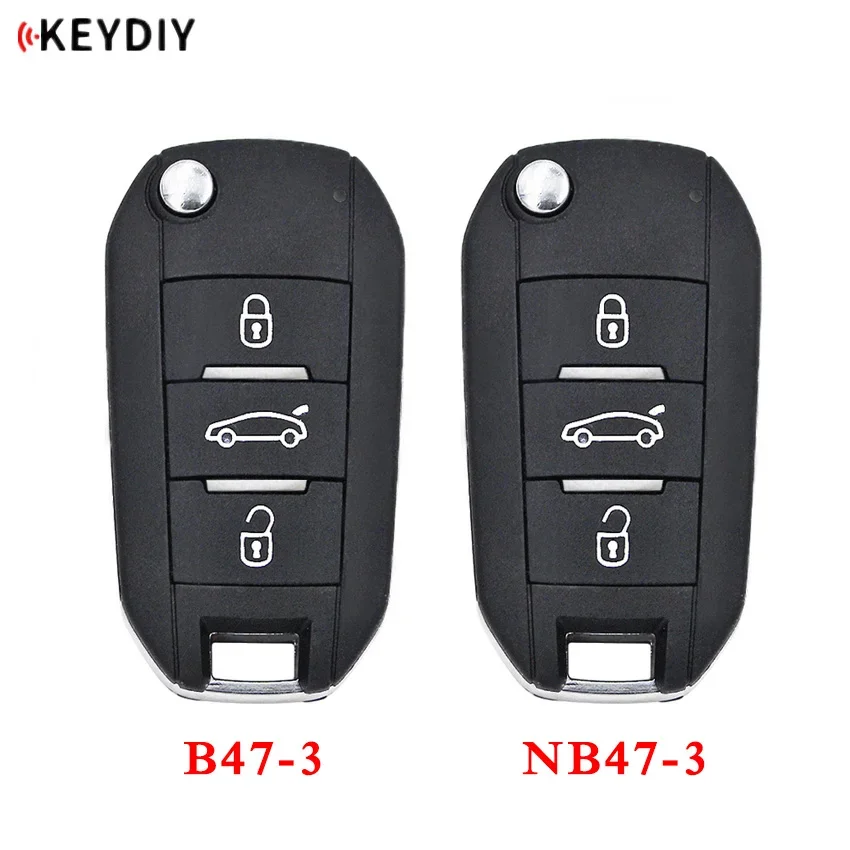 1szt KEYDIY KD B47-3 NB47-3 Uniwersalny kluczyk zdalnego sterowania 3 przyciski B/NB do KD-X2 KD900 Mini KD URG200 KD-MAX