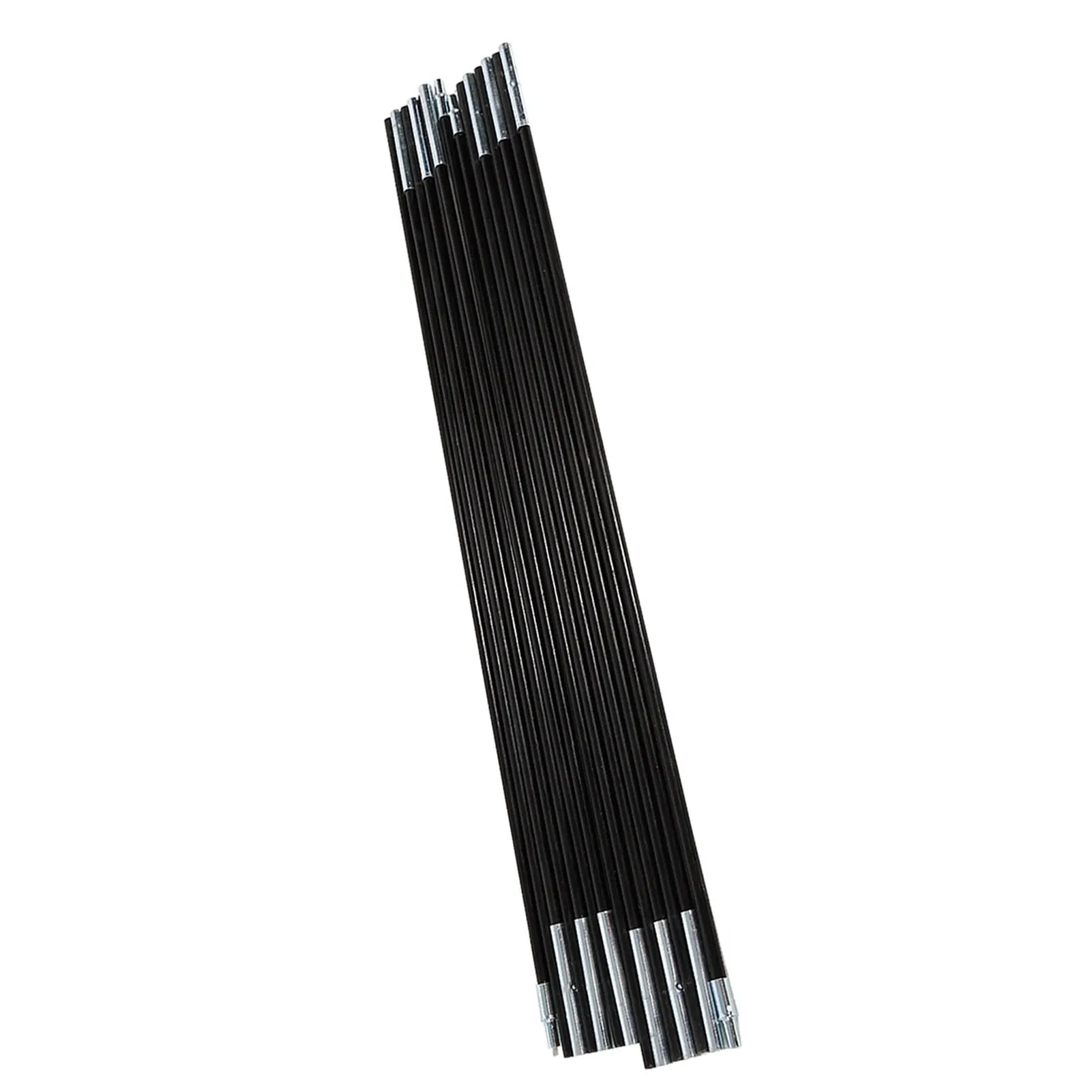 1 مجموعة 2 قطعة عمود خيمة من الألياف الزجاجية عدة خيمة التخييم إطار دعم مزدوج عالي القوة أقطاب استبدال متينة