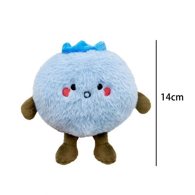 14 cm super carino piccolo mirtillo peluche decorazione della tavola di frutta prima educazione bambola per bambini regalo perfetto per i bambini