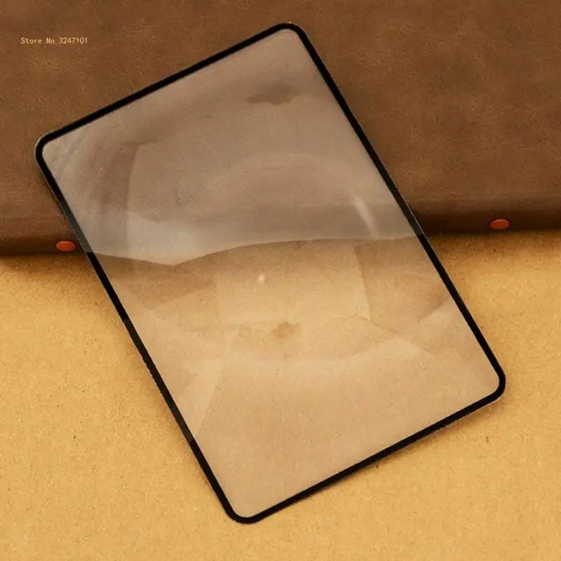 Paper Size Glass PVC Plastic Flat Full Page Reading Magnifier Gift Dropship