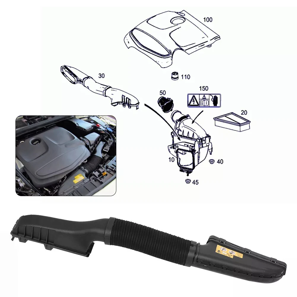 For Mercedes Air Cleaner Intake-Inlet Duct Hose A2700900382 For Benz GLA200 GLA220 GLA260 X156 GLA250 For AMG  Air Intake Hose