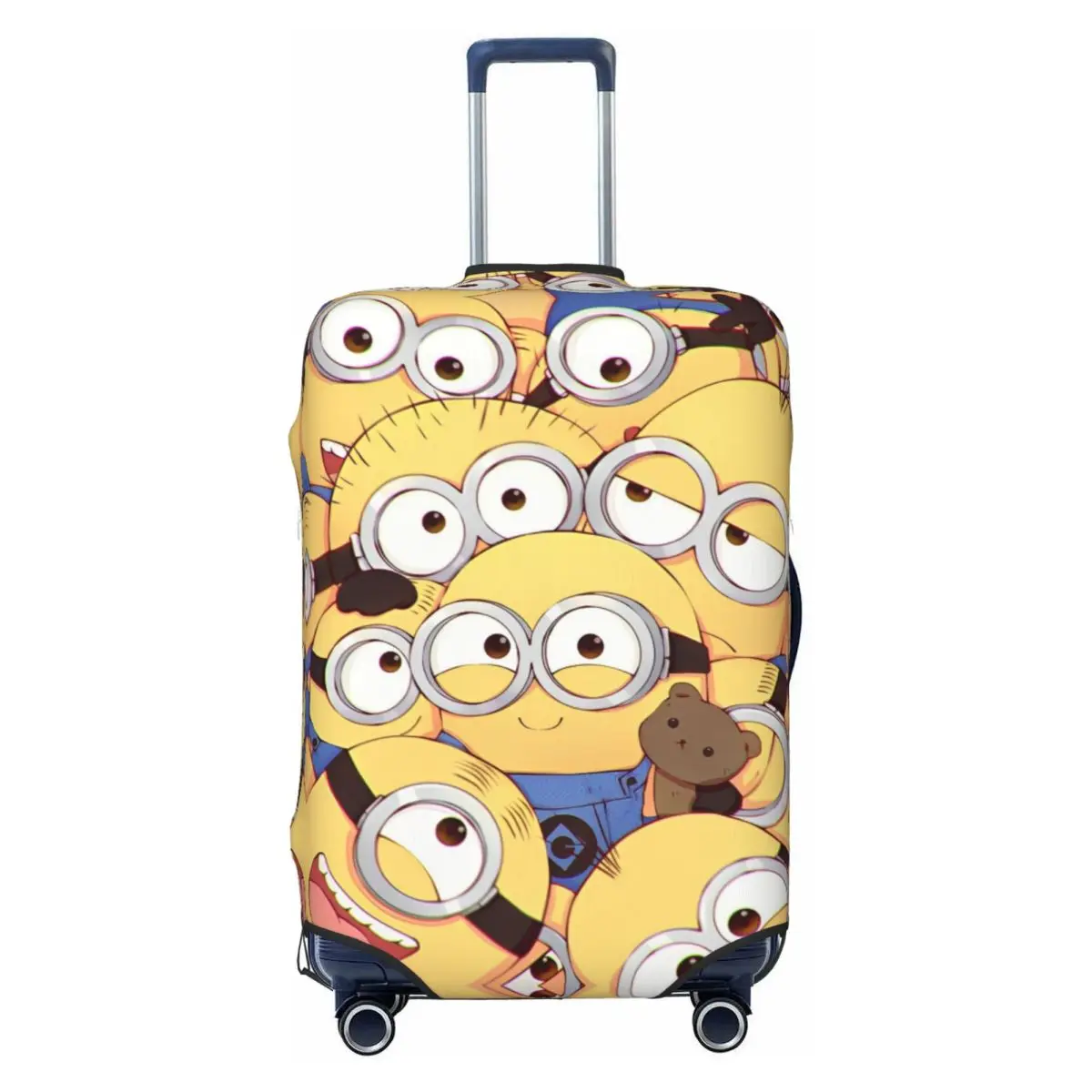 Minions The Rise Of Gru Cartoon Suitcase Cover Cruise Trip Holiday Fun Luggage Case Protector