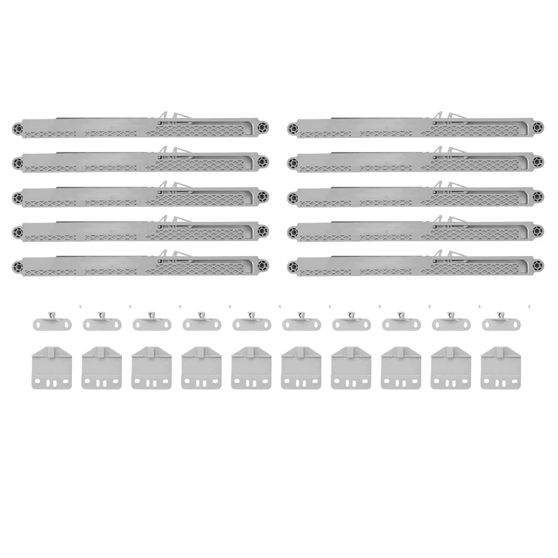 10 teile/los Schrank gleitet Adapter Soft-Closing-System für jede Seite montieren Schublade Schiebe puffer Dämpfer Schrank