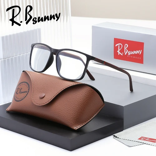 Imagen 1 del producto RBsunny-gafas de lectura de grado para hombre y mujer, lentes ópticas graduadas, montura rectangular de moda + 1,0 ~ + 3,5, gafas Unisex para hipermetropía