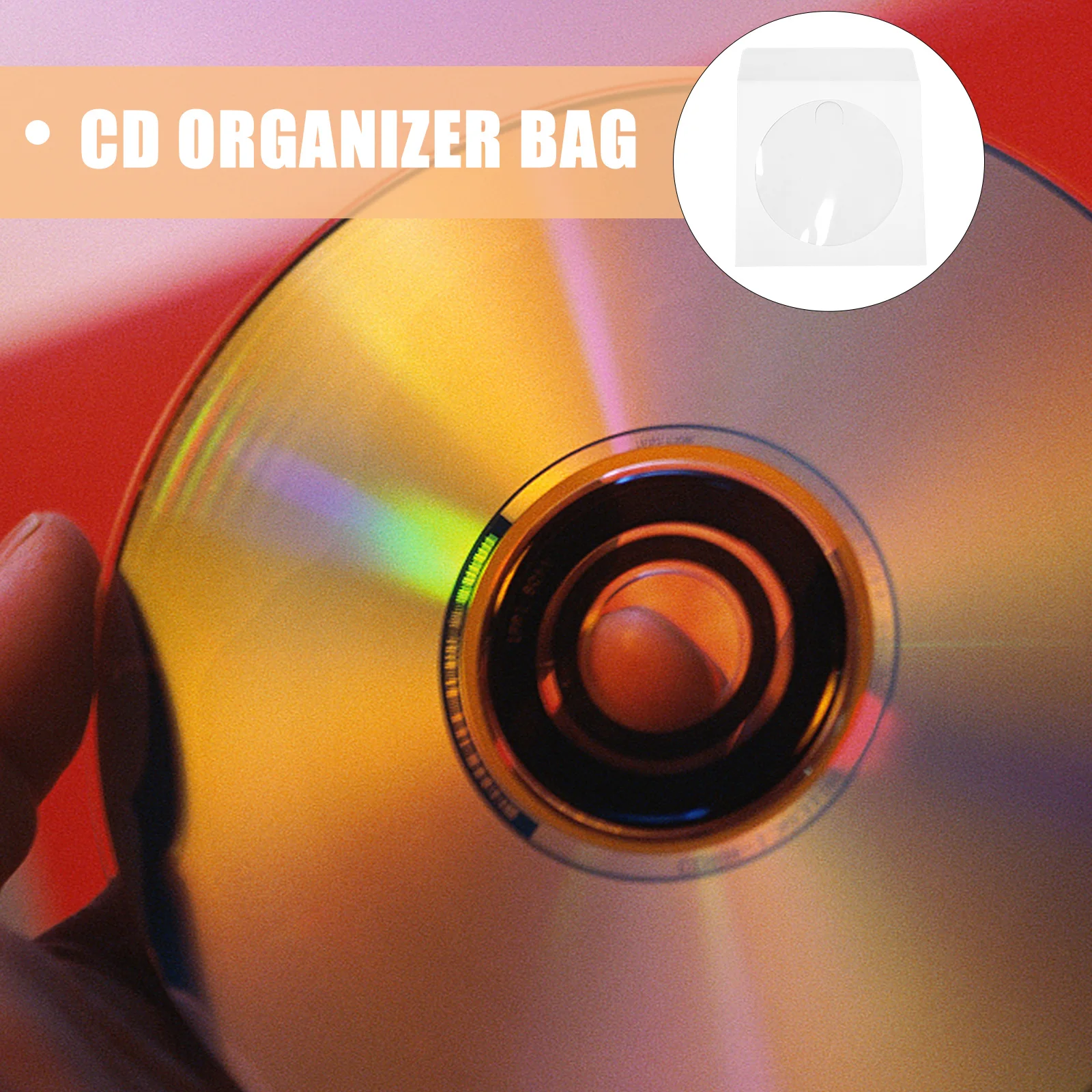 

100Pcs Cd Dvd Paper Covers Sturdy Mailer Sleeves for Storage Collection Filing Organizer Cd Sleeves Dvd Storage