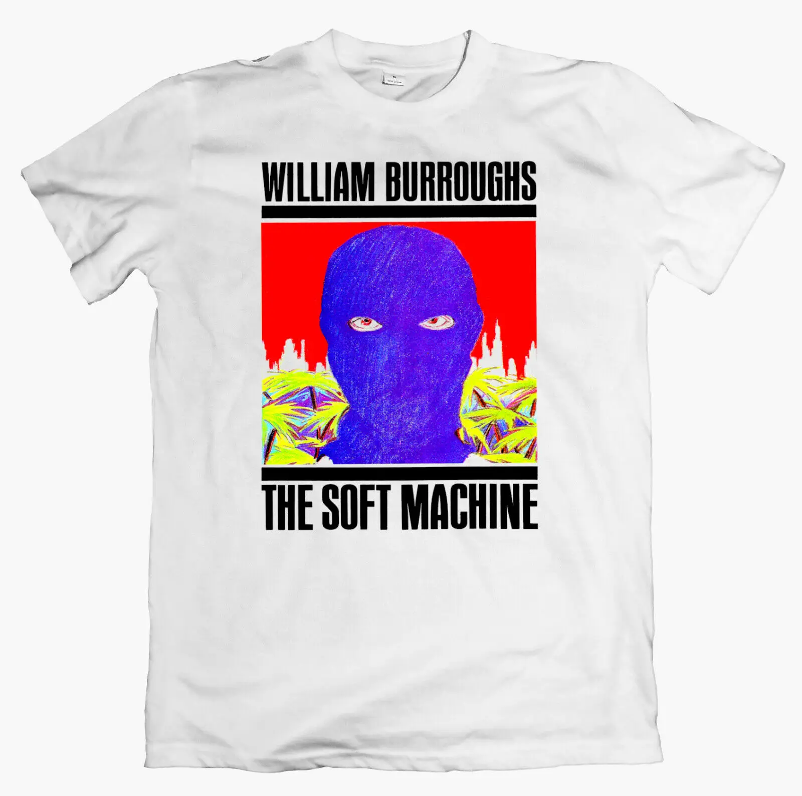 

William Burroughs Soft Machine T-Shirt Long Sleeve Throbbing Gristle Bukowski