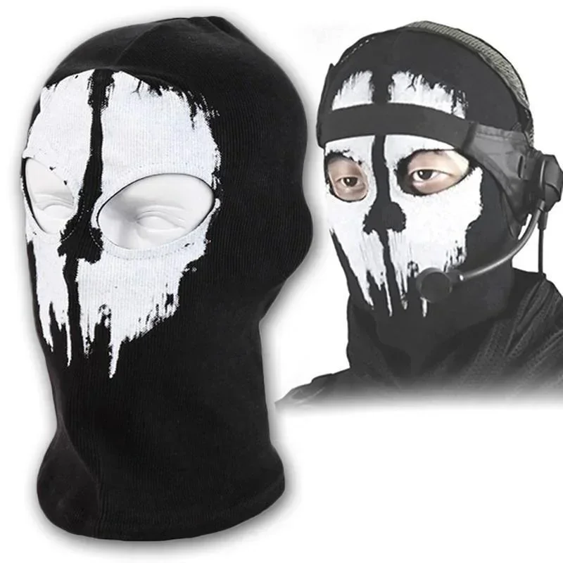 Novelty Balaclava Ghost Skull Bicycle Motorcycle Helmet Head Cover Ski Sports Neck Mask