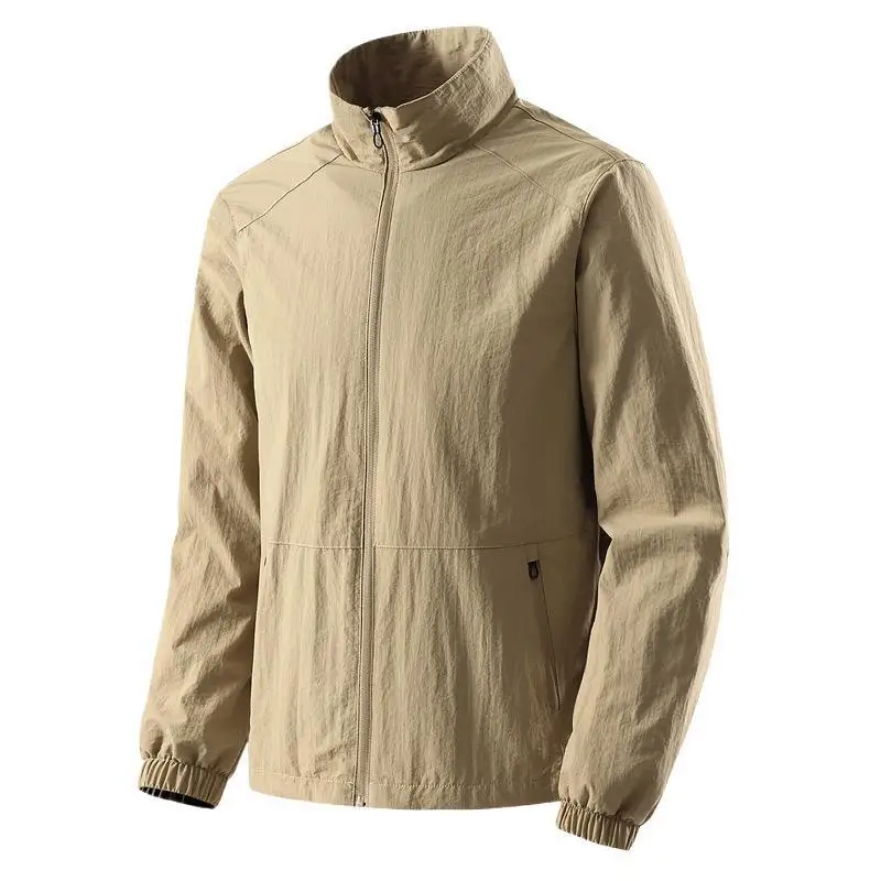 New Spring Men Outdoor Mesh Thin Lightweight Jackets Climbing Breathable Jackets Sunscreen Coats Men Quick Drying Casual Coats 5