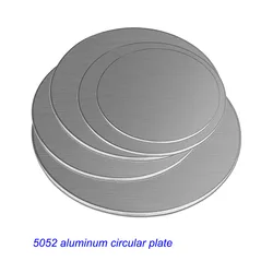 5052 Aluminum Round Plate Aluminum Alloy Round Plate Aluminum Round Thin Film Thickness 0.5 1 1.5 2~6mm