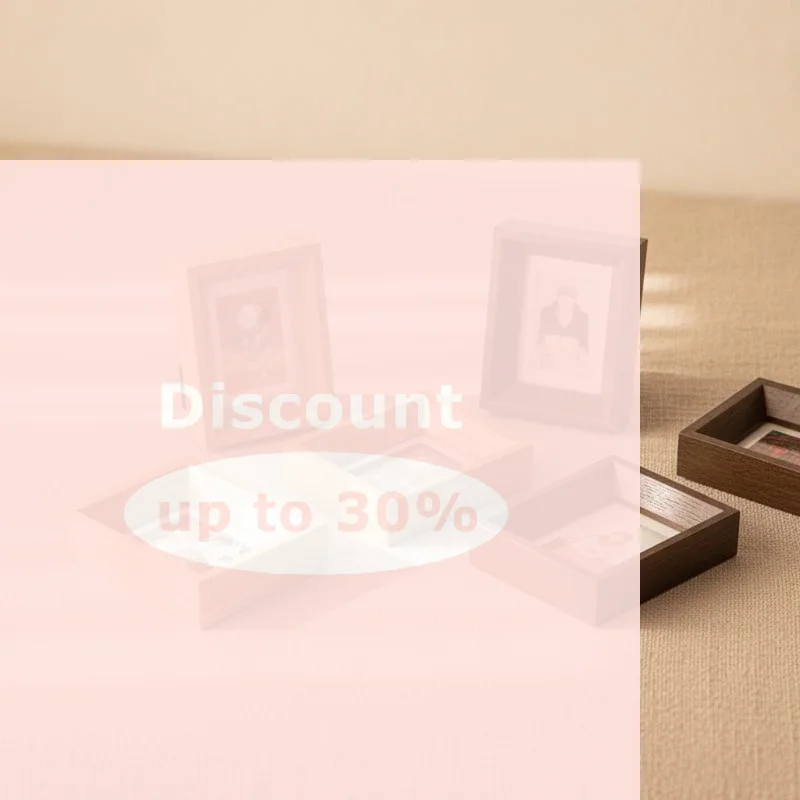 [3 Inch Picture Display Stand Mini Wooden Photo Frame Small Card Collectible Frames Tabletop Desk Ornament For Family]