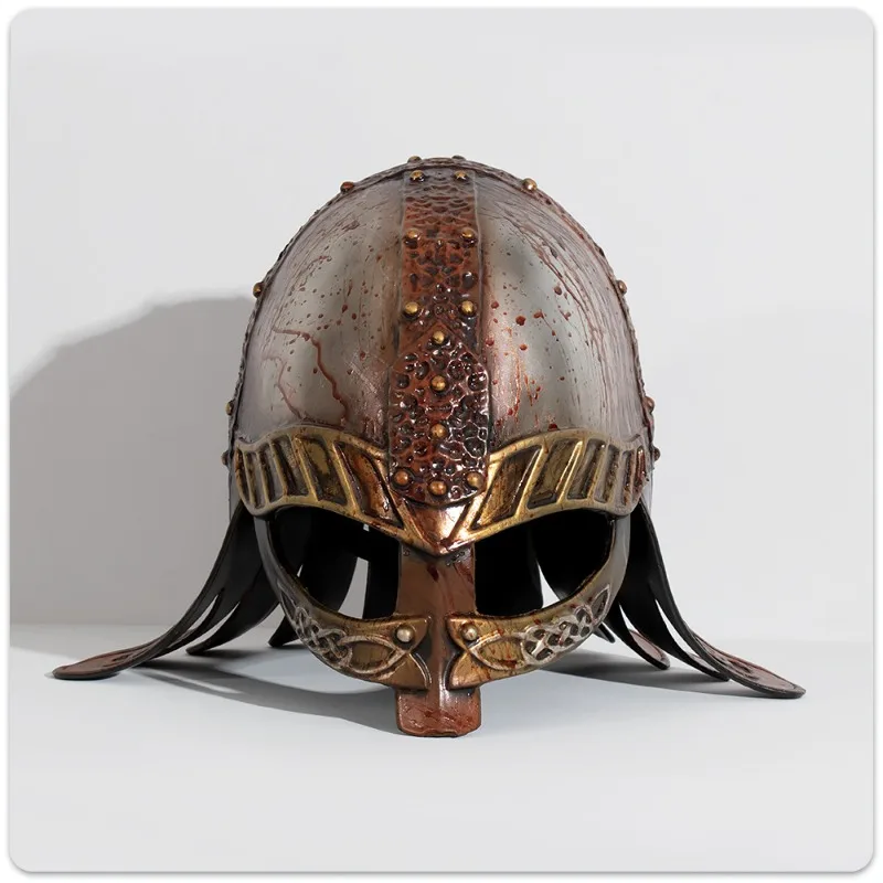 2026년 신제품 중세 르네상스 빈티지 바이킹 헬멧 코스프레 파티 공연 의상 소품