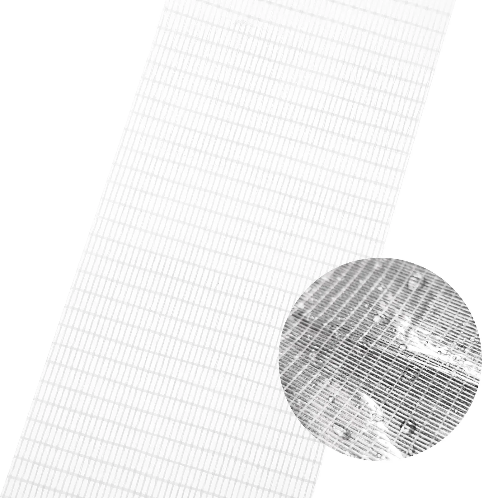 

1 Roll Heavy Duty Fiberglass Industrial Grade Self-Adhesive Fiber Repair Tape For Packaging Sealing Fixing Waterproof Reinforced