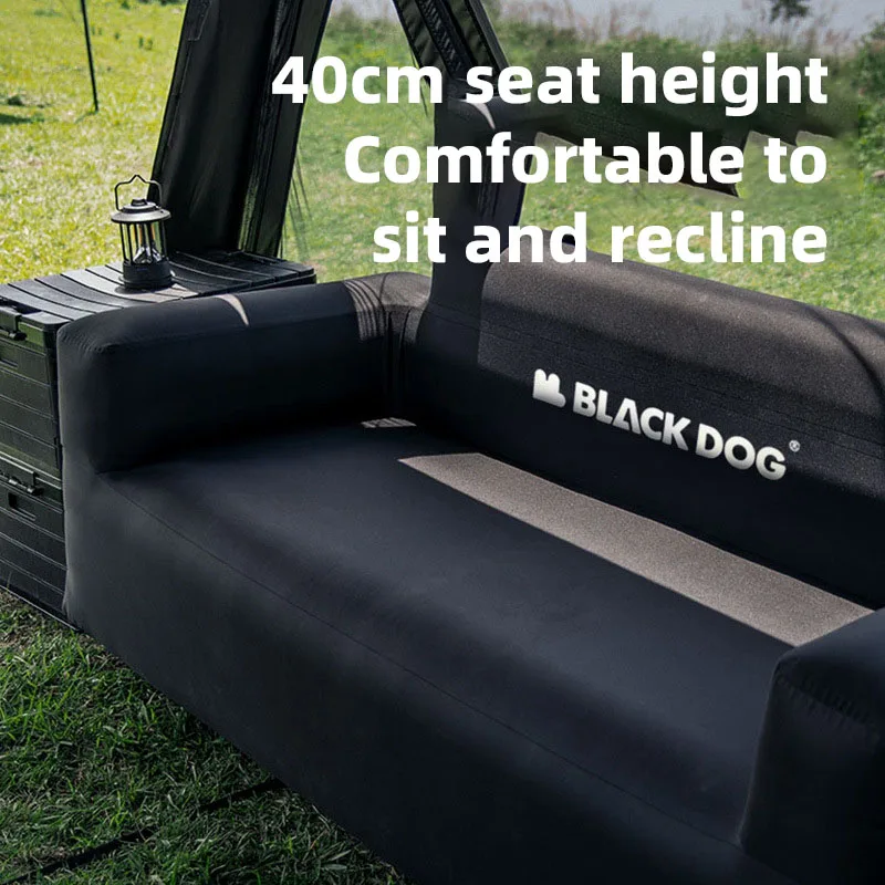 Blackdog Camping Double Inflatable Sofa Portable Outdoor Picnic Air Bed Lazy Inflatable Bed Luxury Outdoor Sofa Bed