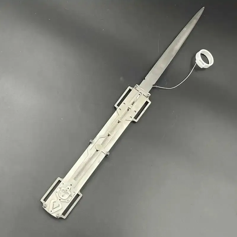 25COS2025 جديد كم معدني السيف مواد من الستانلس ستيل أفلام ازياء الدعائم هالوين تأثيري الأسلحة الكبار هدية عيد ميلاد #2