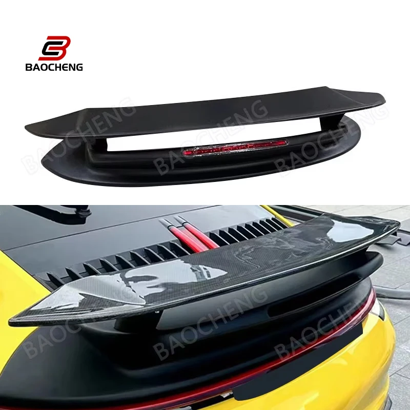 

Для 911 992 задний спойлер из полууглеродного волокна FRP 992 SD-стиль, комплект кузова, заднее крыло багажника, хвостовое крыло багажника