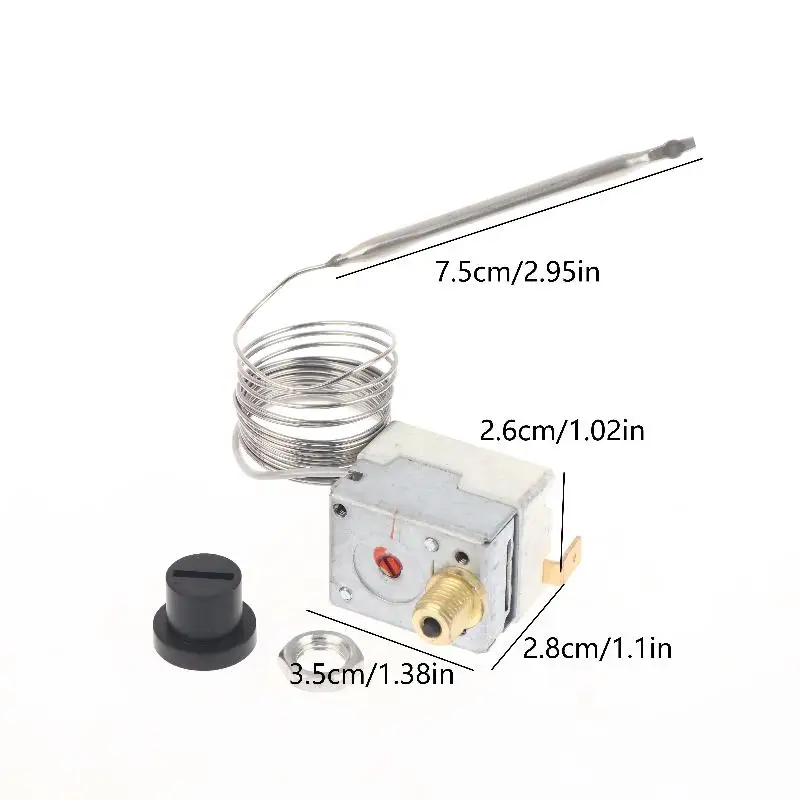 

230 ℃ Термостат для контроля температуры, запасные части, бытовой электрический термостат для фритюрницы/духовки, до 240°C ℃