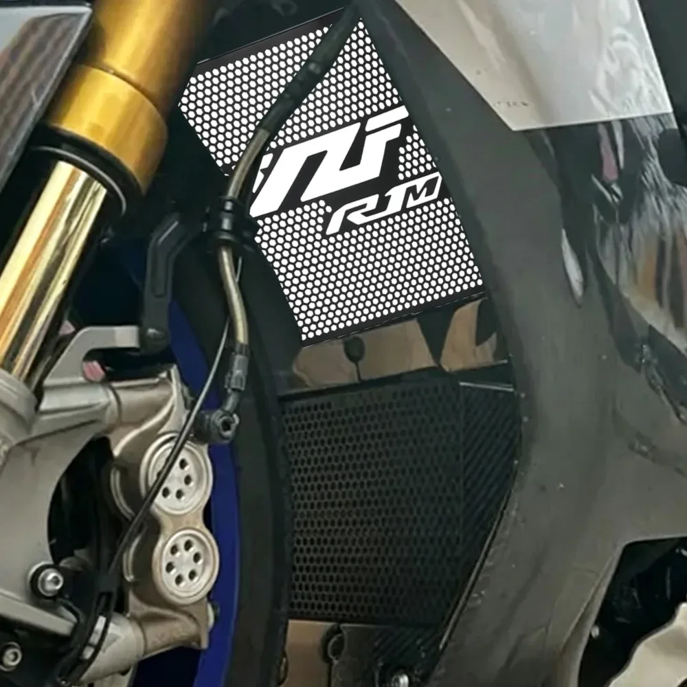 

For Yamaha YZF R1 YZFR1 YZFR1M Oil Water Cooler Grill Protector 2015-2020 2021 2022 2023 2024 Radiator Guard Grille Protector