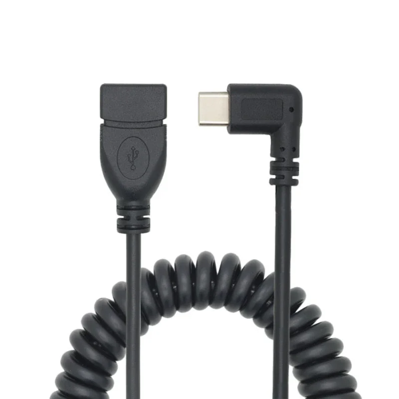 Тип-c к USB-гнездовому пружинному кабелю для подключения мобильного телефона U-диск, подходит для LeTV/Xiaomi 5, кабель для передачи данных 1,5 м