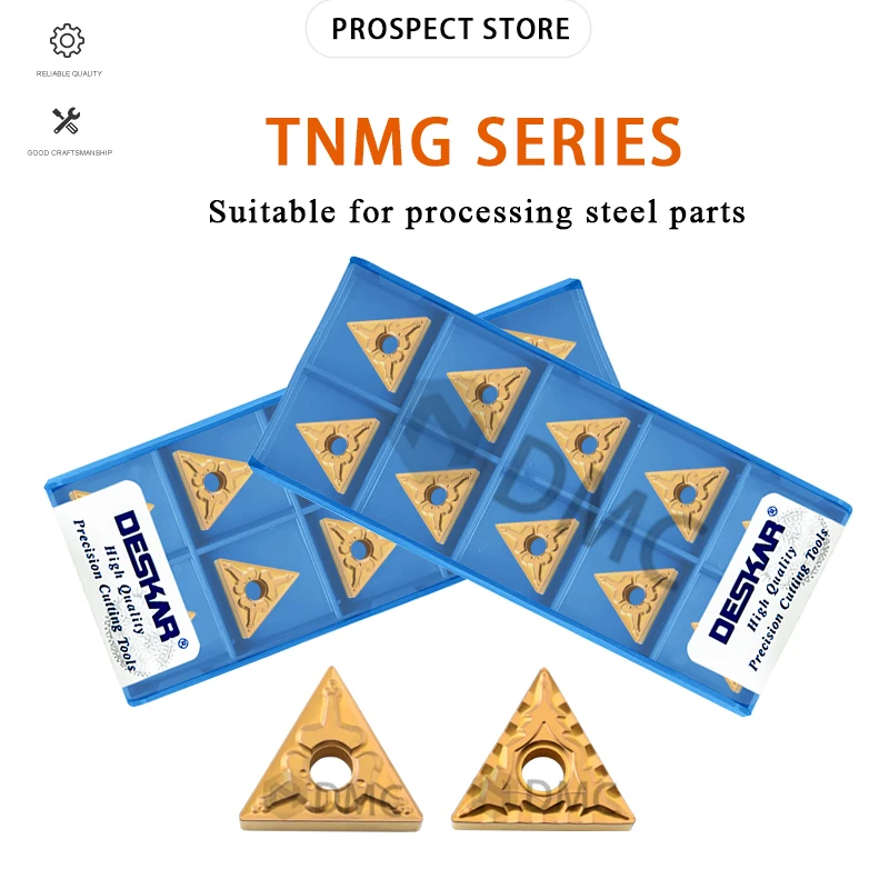 

TNMG160404 160408 160412 TM/CQ/HQ/MA/R-VF/L-VF LF9018 Numerical Control Lathe Turning Tools Processing Steel Parts Cutting Tools