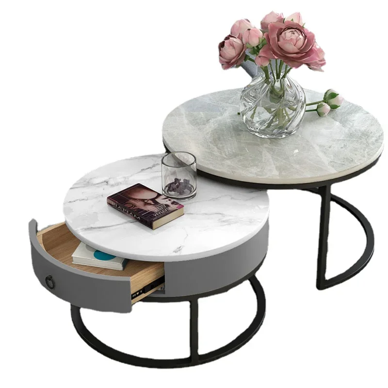 

Unique Drawers Coffee Tables Living Room Aesthetic Cute Luxury Coffee Tables White Glam Articulos Moveis Para Casa Furniture