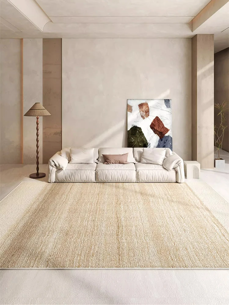 

Gold Beige Carpet Stripes Geometric Living Room Carpets Luxurious Artistic Home Decoration Rug Easy Clean Bedroom Rug السجاد 양탄자