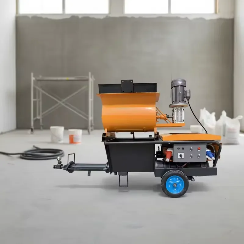 New 380V High Power Multifunctional Spray Machine for Cement Mortar Grouting Putty Real Stone Paint Plastering Spray Gun