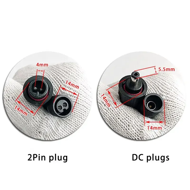 IP67 przedłużacz światła słonecznego zewnętrzny wodoodporny DC męski i żeński przedłużacz 5/10/20m 2Pin złącze wtykowe przewód