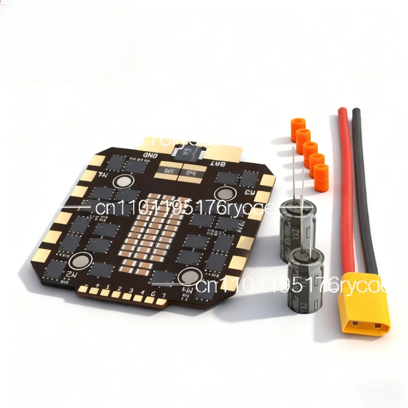 ESC Brushless 32-Bit Quatro em Um 12S 110A com Saída Quatro Vias Real para Máquina de Traversamento