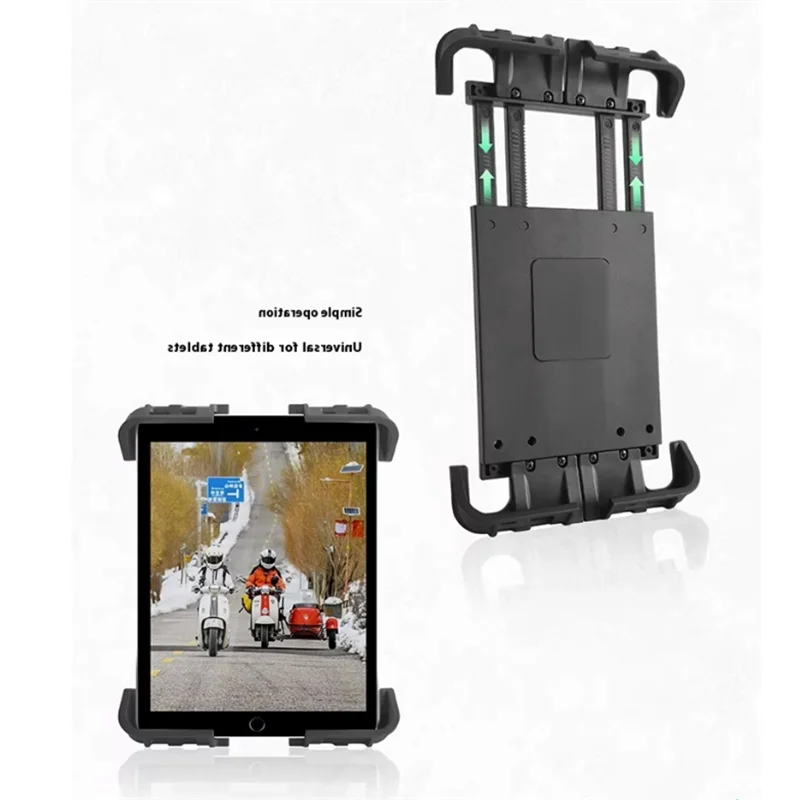 정사각형 볼 마운트와 알루미늄 소켓 암 플레이트 어댑터가 있는 태블릿 홀더 (램 마운트용 8-11인치 태블릿 홀더)