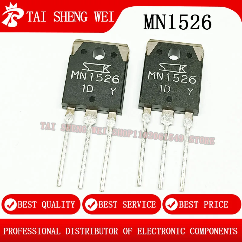 4PCS 2pair MN1526 MP1526 MN1526-Y MP1526-Y TO-3P 1526 Transistor New Original