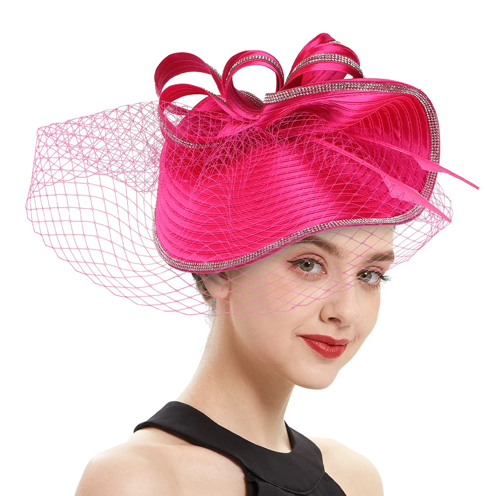 

Women Fascinator Hats Stylish Vintage Headband for Bridal Shower Church Carnival Dressy Party Hair Accessories