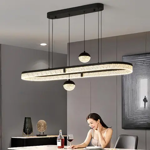 현대적인 홈 데코 LED 조명 펜던트 라이트 거실용 샹들리에 식당용 실내 조명
