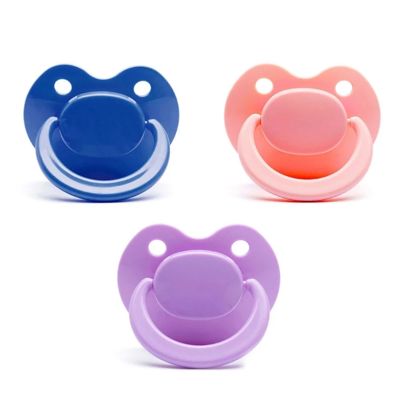 Adult Pacifier for Stress Relief Food-grade Silicone Simulation Dummy Nipple Peace and Relaxation Realistic Soother Toy