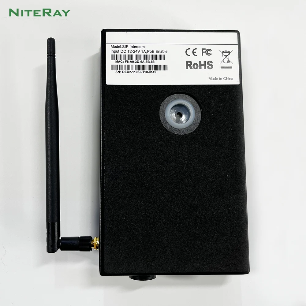 4G Wireless SIP Intercom Outdoor Station LTE Signal Caller Door Phone Help Caller SOS Emergency Paging Broadcast IP65 Waterproof