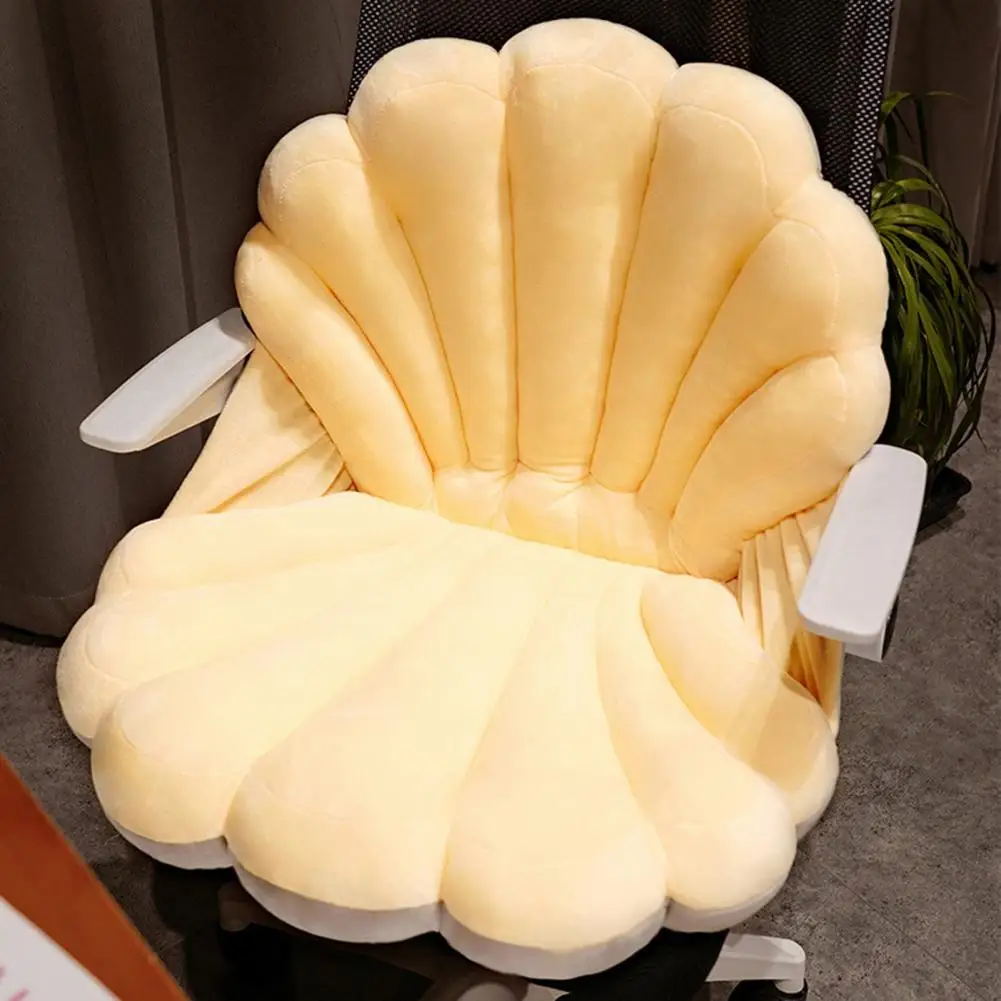 Shell Chair Seat Cushion Office Seat Backrest Pillow Plush Throw Pillows Floor Armchair Cushion Cojines Decorativos Para 쿠션