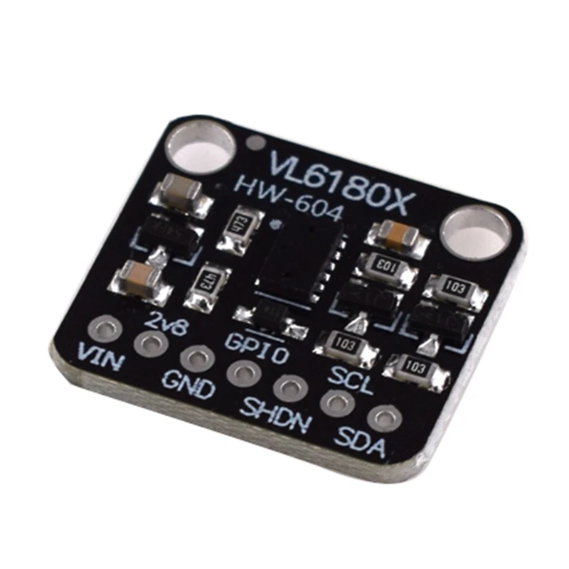 Módulo de Sensor de Alcance Óptico para Arduino, Emissor IR, Luz Ambiente, Range Finder, Interface I2C, VL6180, VL6180X, 3.3V, 5V