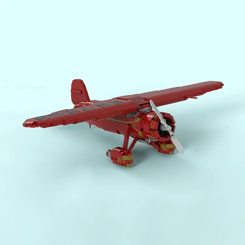 Aerial Fighter Model Moc Building Blocks Vega 5B Fighter Model Technology Bricks DIY Assembly Holiday Construstion Toy Set Gifts