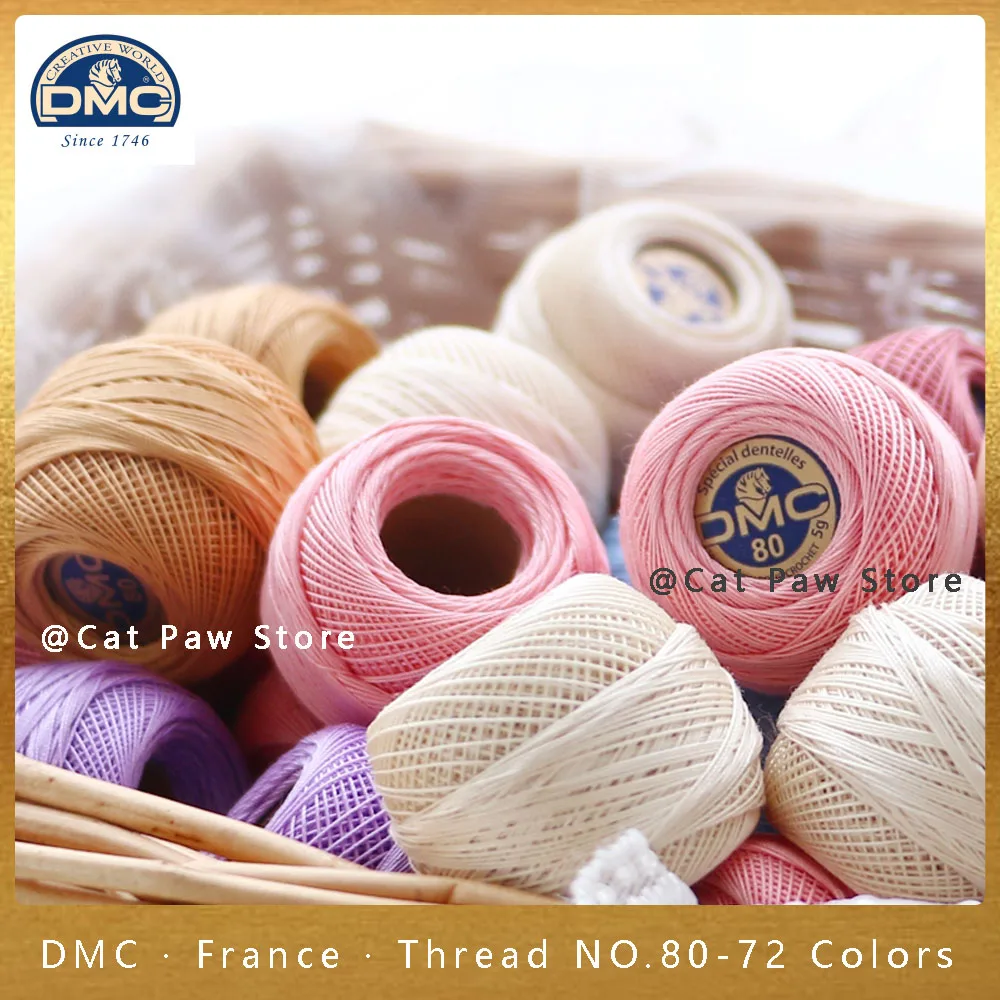 Original DMC Embroidery Yarn Floss Dmc Mouline Thread Dmc Cross Stitch Threads Crochet Silk Thread Knitting Line