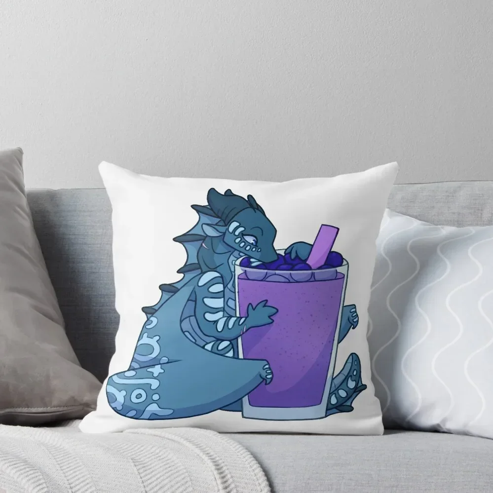 Tsunami with Blueberry Smoothie Throw Pillow Covers For Sofas pillow cover luxury Pillow