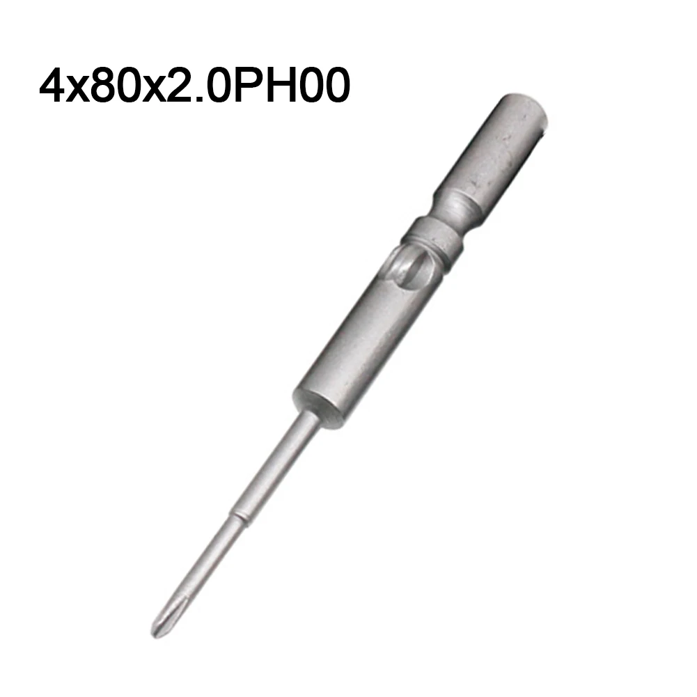 4mm Round Shank   PH00 PH0 PH1 PH2    Magnetic Electric Cross Screwdriver Bit    For 800   For Hand Tools Power Drilling