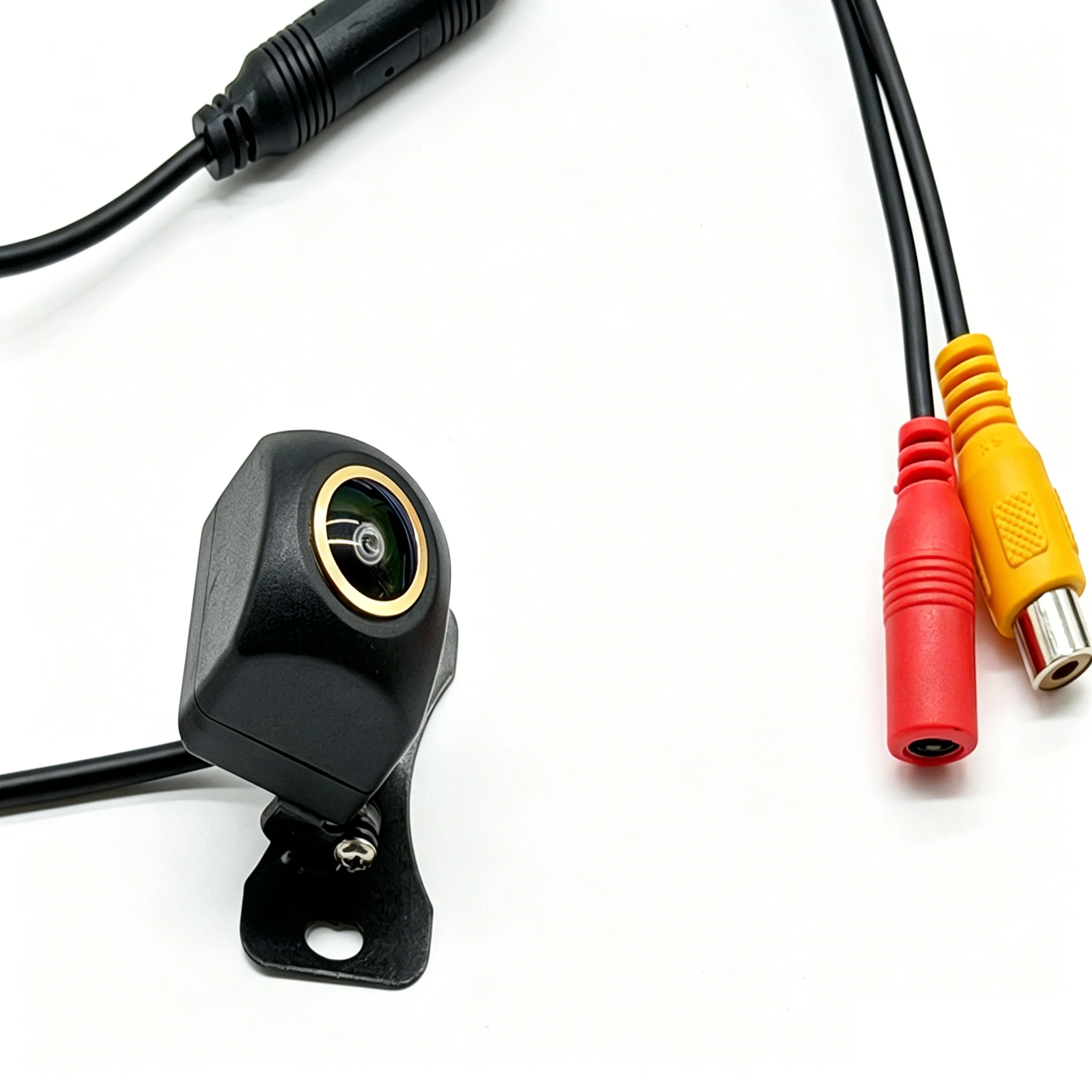 Car Image Reversing Camera AHD1080P Glass Wide-Angle Lens HD Night Vision Waterproof Car Image.