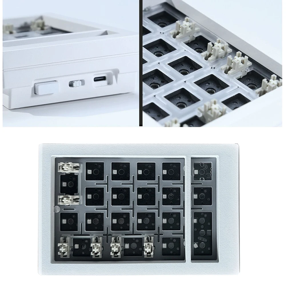 Imagem -05 - Kit de Teclado Numérico Lmk21 Teclado Numérico com Fio Bluetooth 5.0 2.4ghz Modos Hot Swappable Teclado Retroiluminado Rgb para Jogos E-sport 21 Teclas