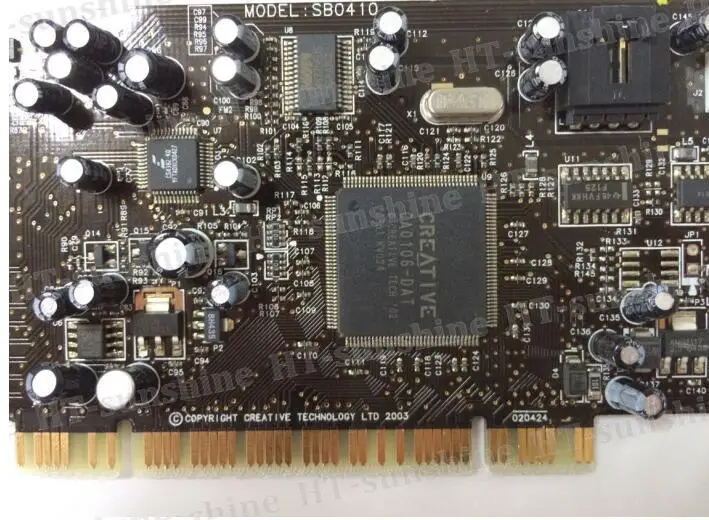 Original CREATIVE LABS SOUND CARD BLASTER SB0410 PCI 7.1 24Bit sound card  SB0410