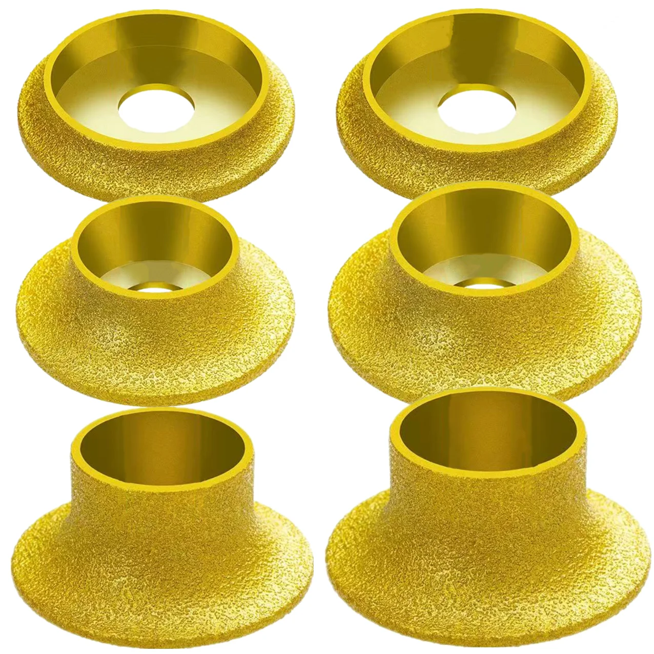 

1pc Vacuum Brazed Diamond French Edge Wheel Hole Diameter 20mm Diamond Smooth Polishing Wheel For Tile Quartz Marble Granite