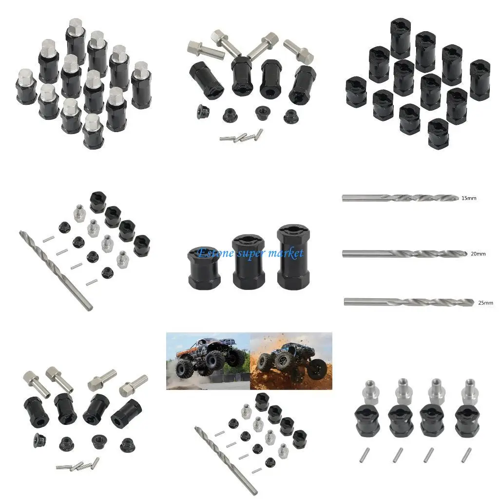 

090B RC Car Crawler 15/20/25mm Parts Supplies Extension Coupler for RC Upgrade Tool