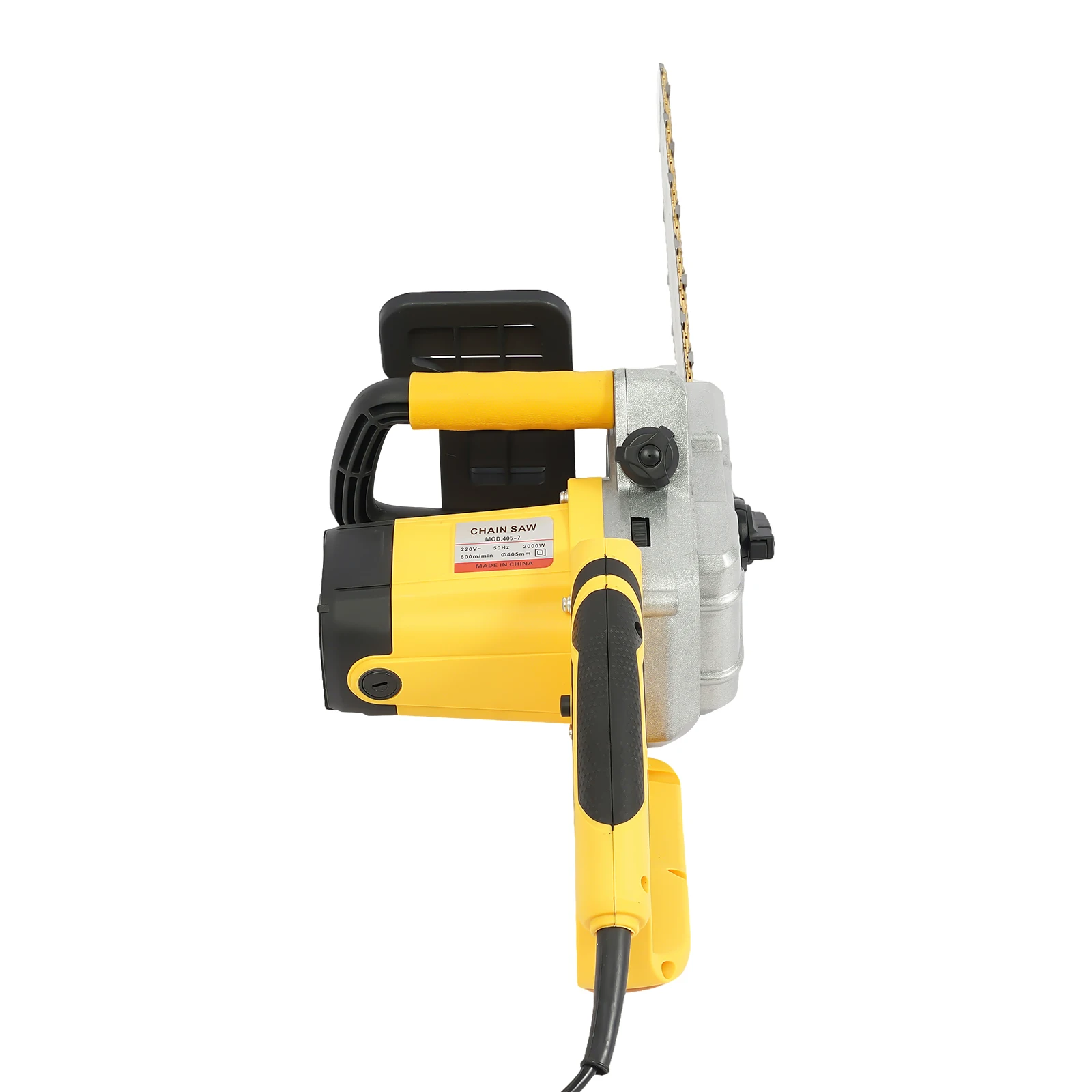 2000W 16 Zoll Elektrische Kettensäge 800 U/min Hochgeschwindigkeits-Kettensäge mit Kabel für Holzschneiden, Baumschnitt, Holzspalten, Forstwirtschaft, Garten und Heimgebrauch – Detail 19