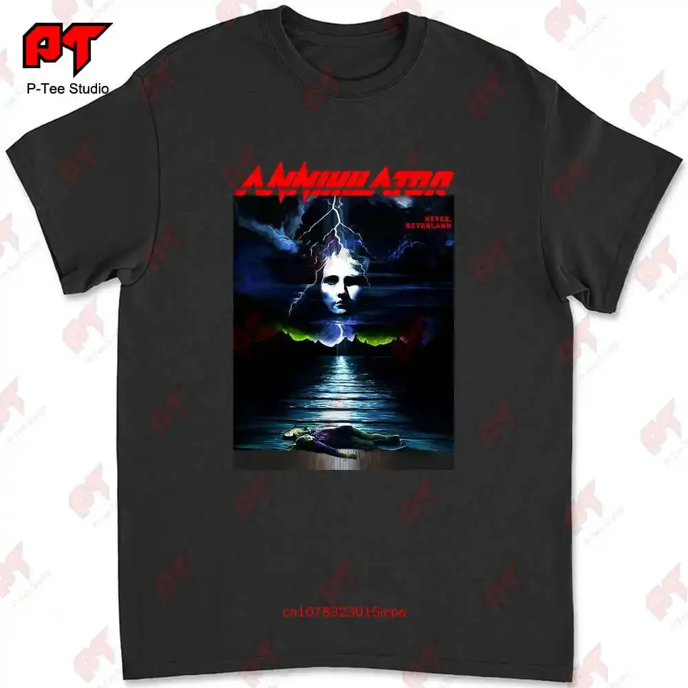 Annihilator Never Neverland Thrash Speed Heavy Metal T-shirt OWQR