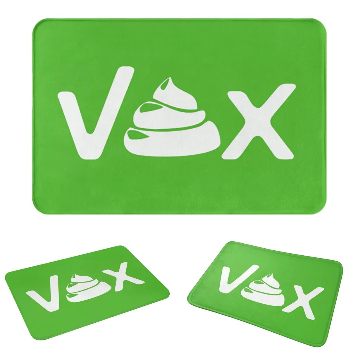 Espana Vox Logo Spain Political Party Spanish Doormat Antiwear Carpet Rug Kitchen Entrance Home Floor Mat for Bathroom Footpad