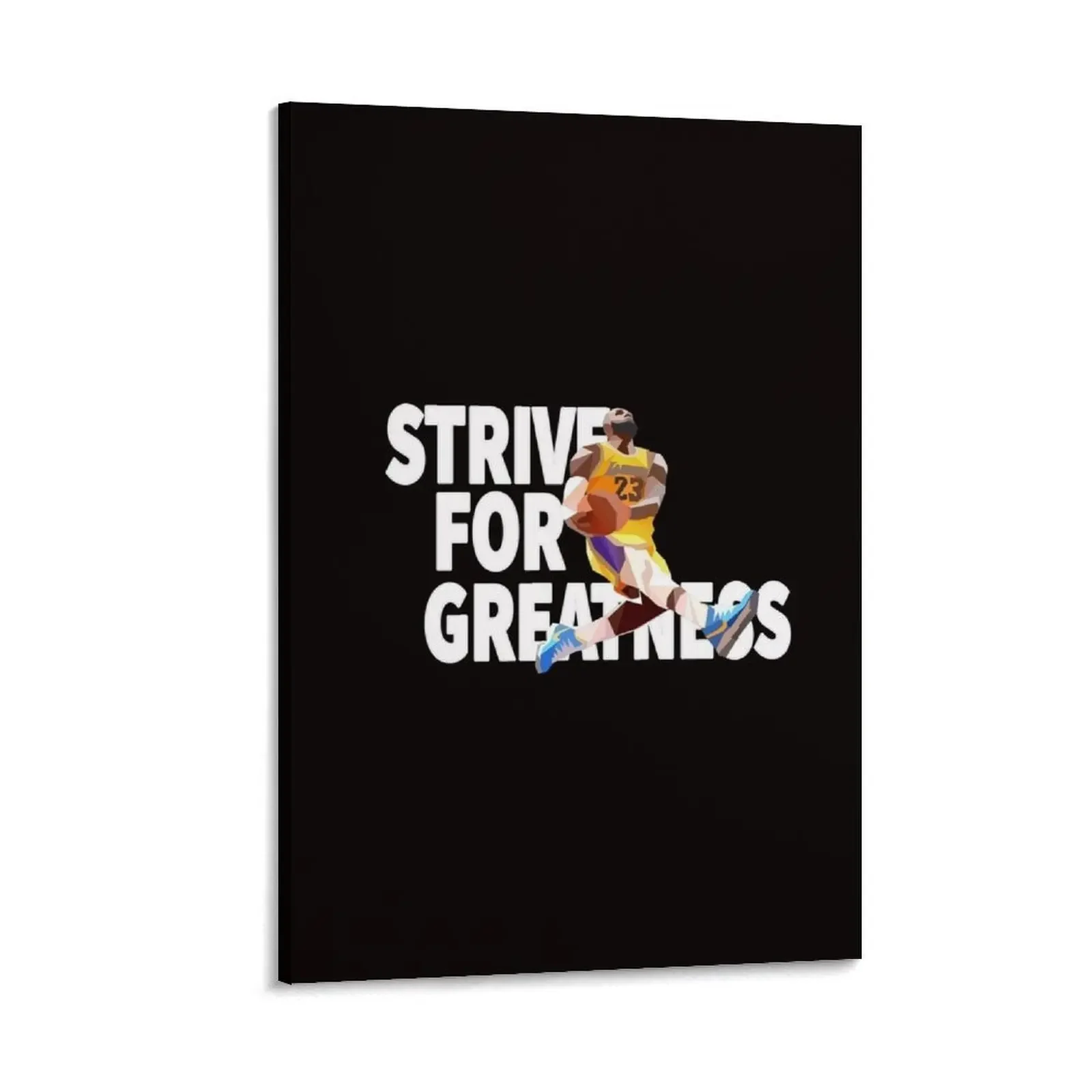 

Strive for greatness - KING James Canvas Painting bedroom decor nordic home decor Decoration bedroom Decoration wall